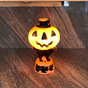 Vintage Empire Halloween blow mold pumpkin